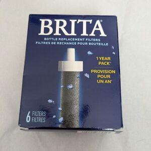 Brita Premium Water Bottle Filter Replacements, 6 Count‎